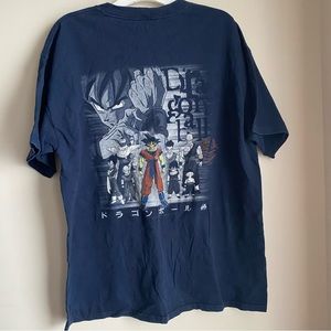 RARE Vintage 1998 Dragon Ball Z Navy Blue Tee Goku DBZ 90s